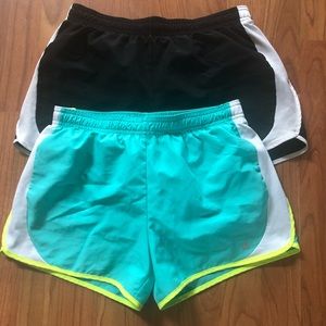 Two pairs of girl’s athletic shorts size 14